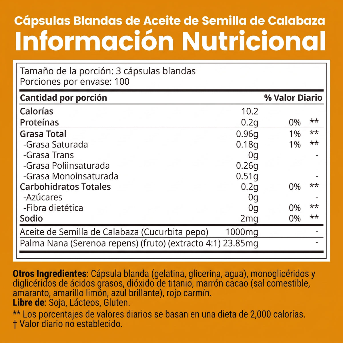 Cimovy Aceite de Semilla de Calabaza